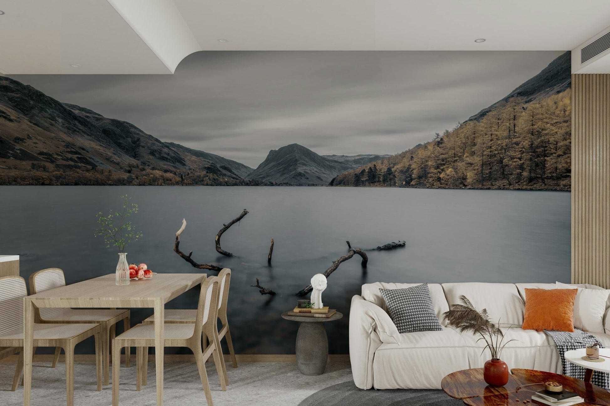 The feeling is one of quiet, natural beauty.

