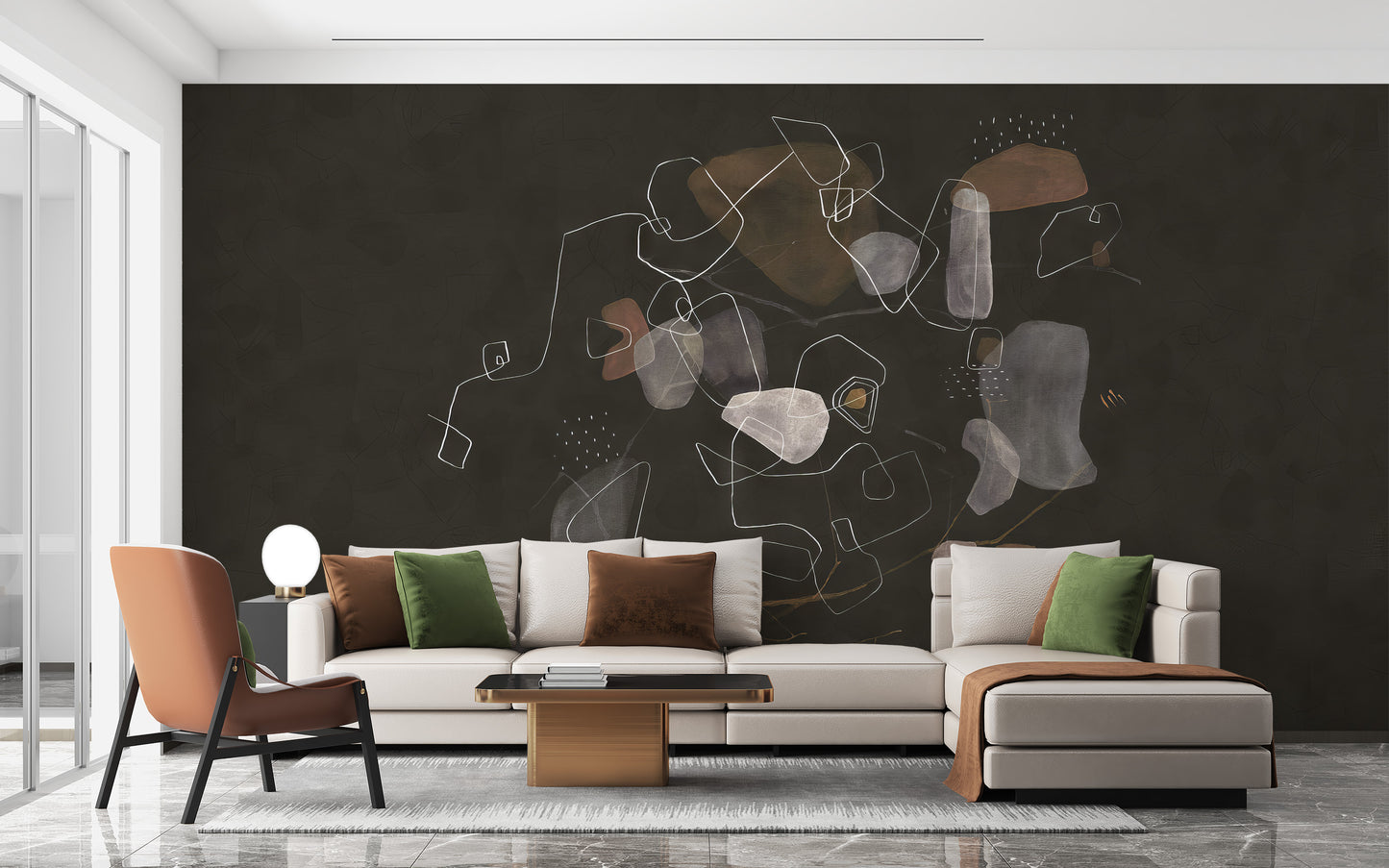 Enigmatic Cosmic Wall Mural - Giffywalls