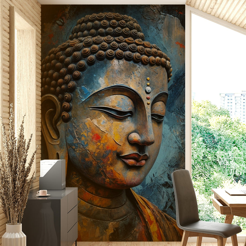Peaceful Buddha Wallpaper Mural