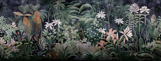 Equatorial Eden Vibrant Jungle Wallpaper Mural