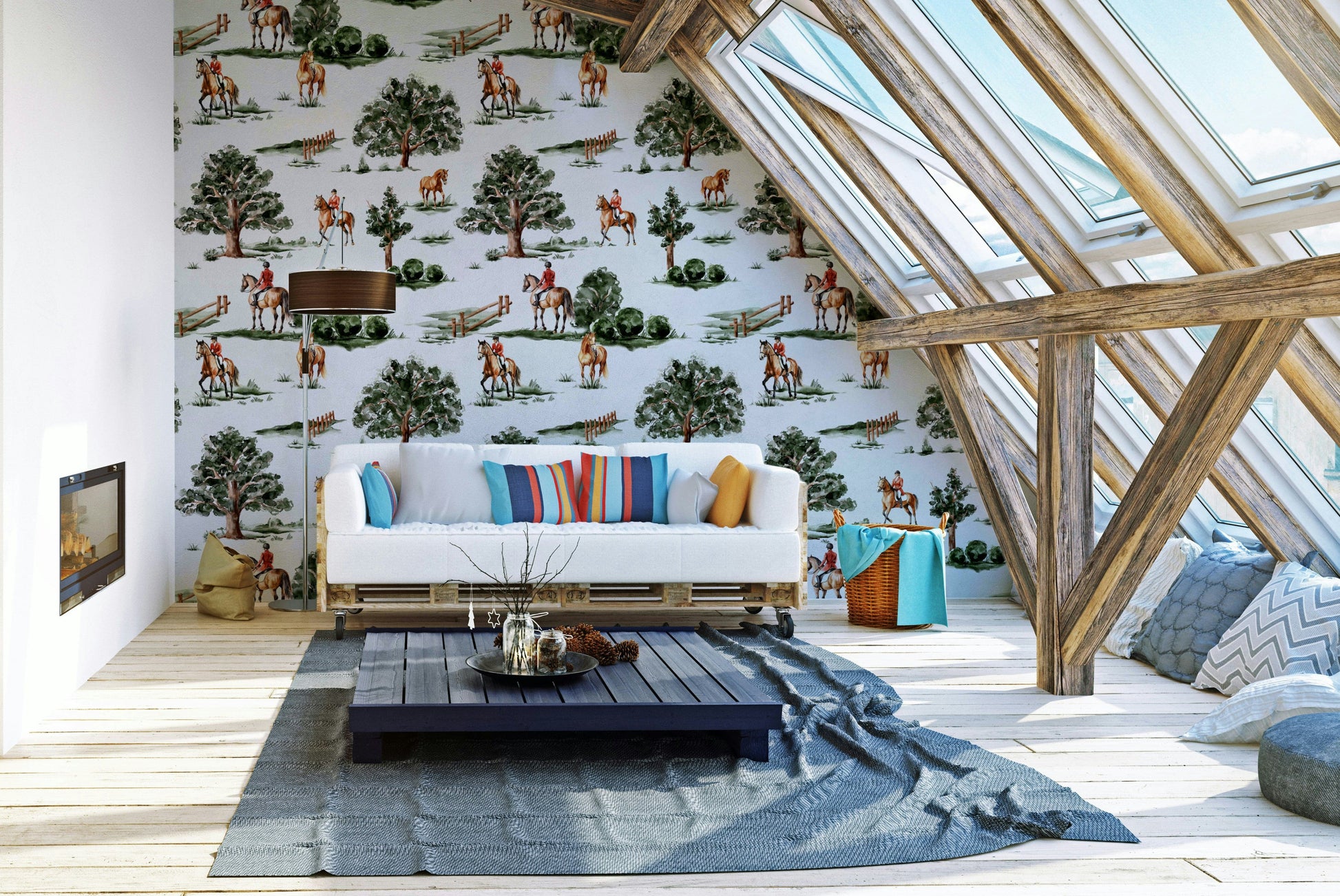 A tasteful and sophisticated wall design.

