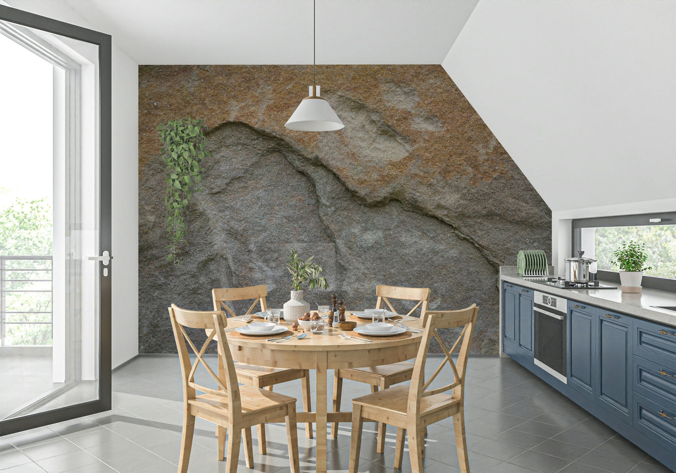 Eroded Rock Face Wall Mural -2566610
