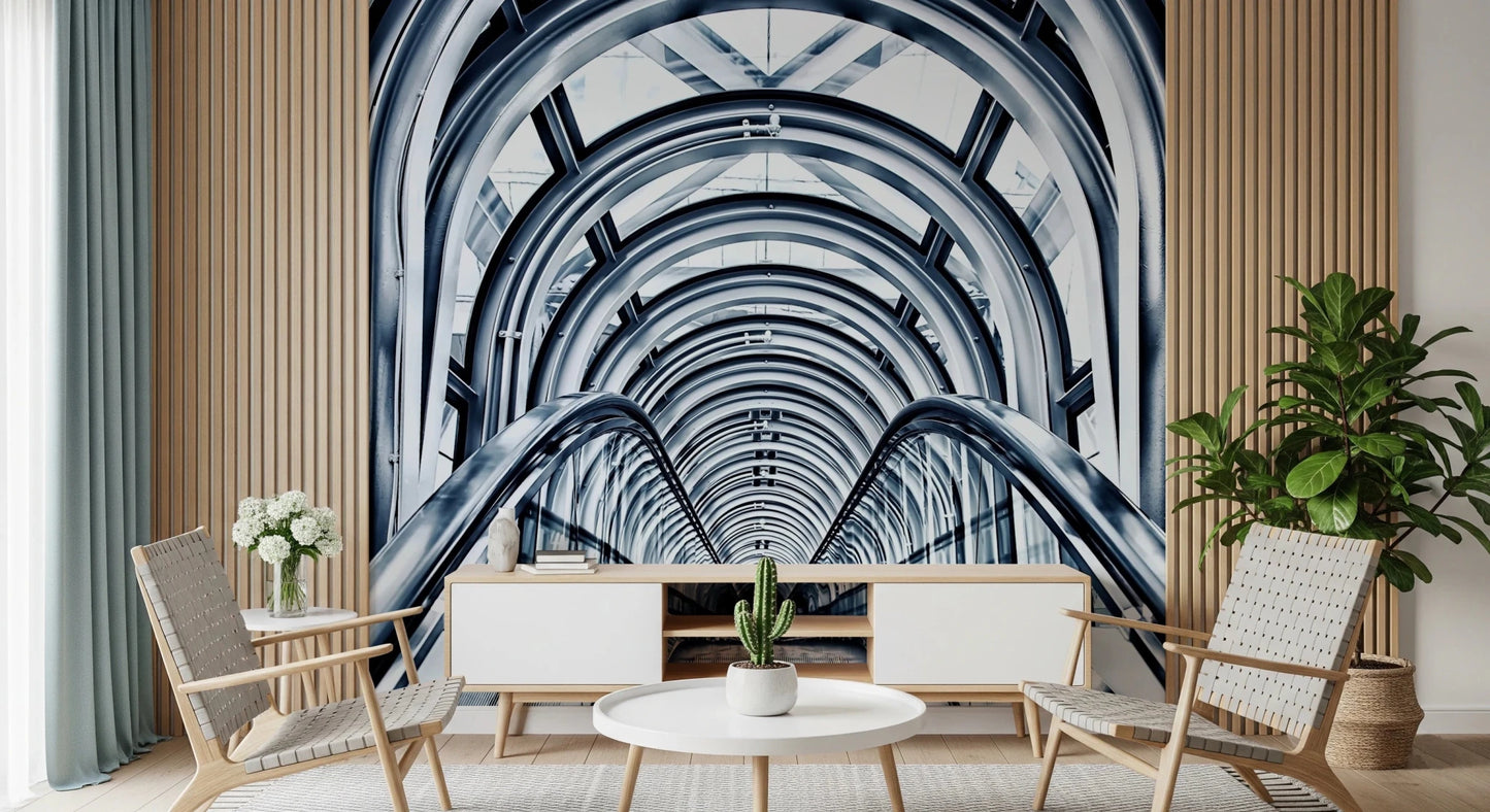 Escalator Arches Wall Mural