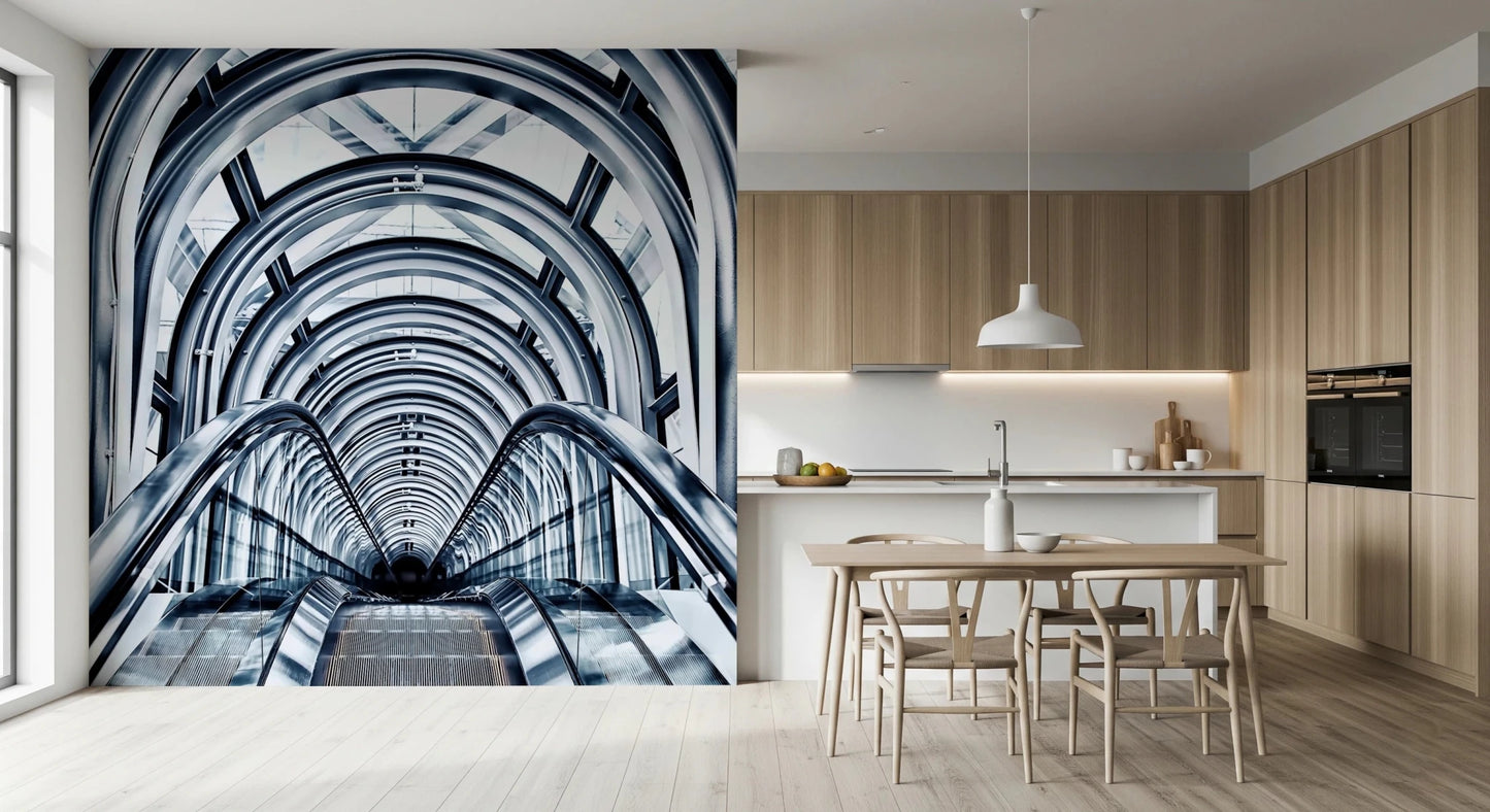 Escalator Arches Wall Mural