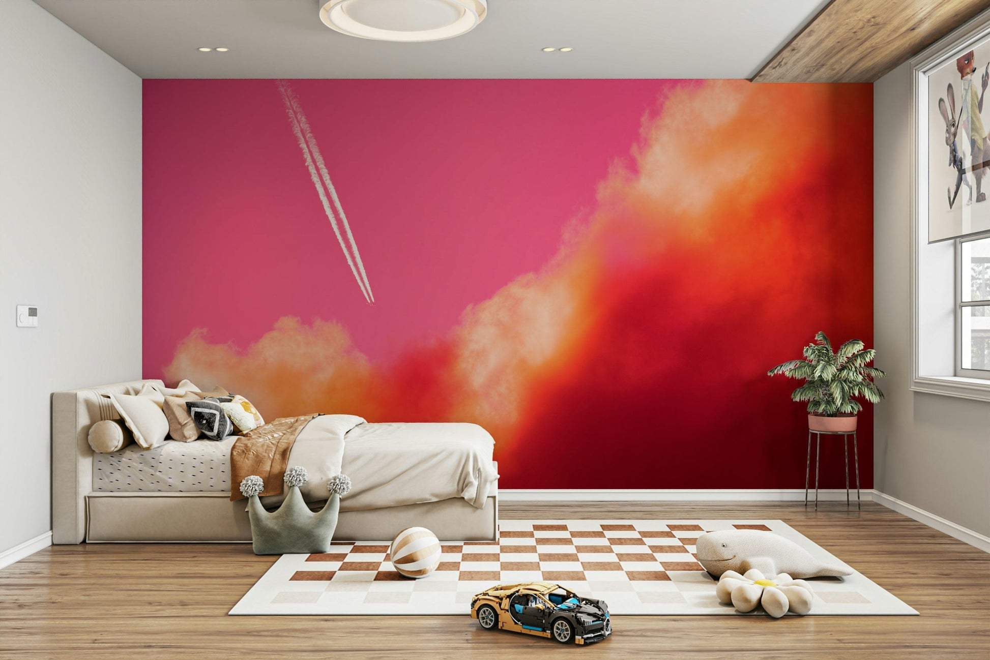 A classic landscape wallpaper for walls.

