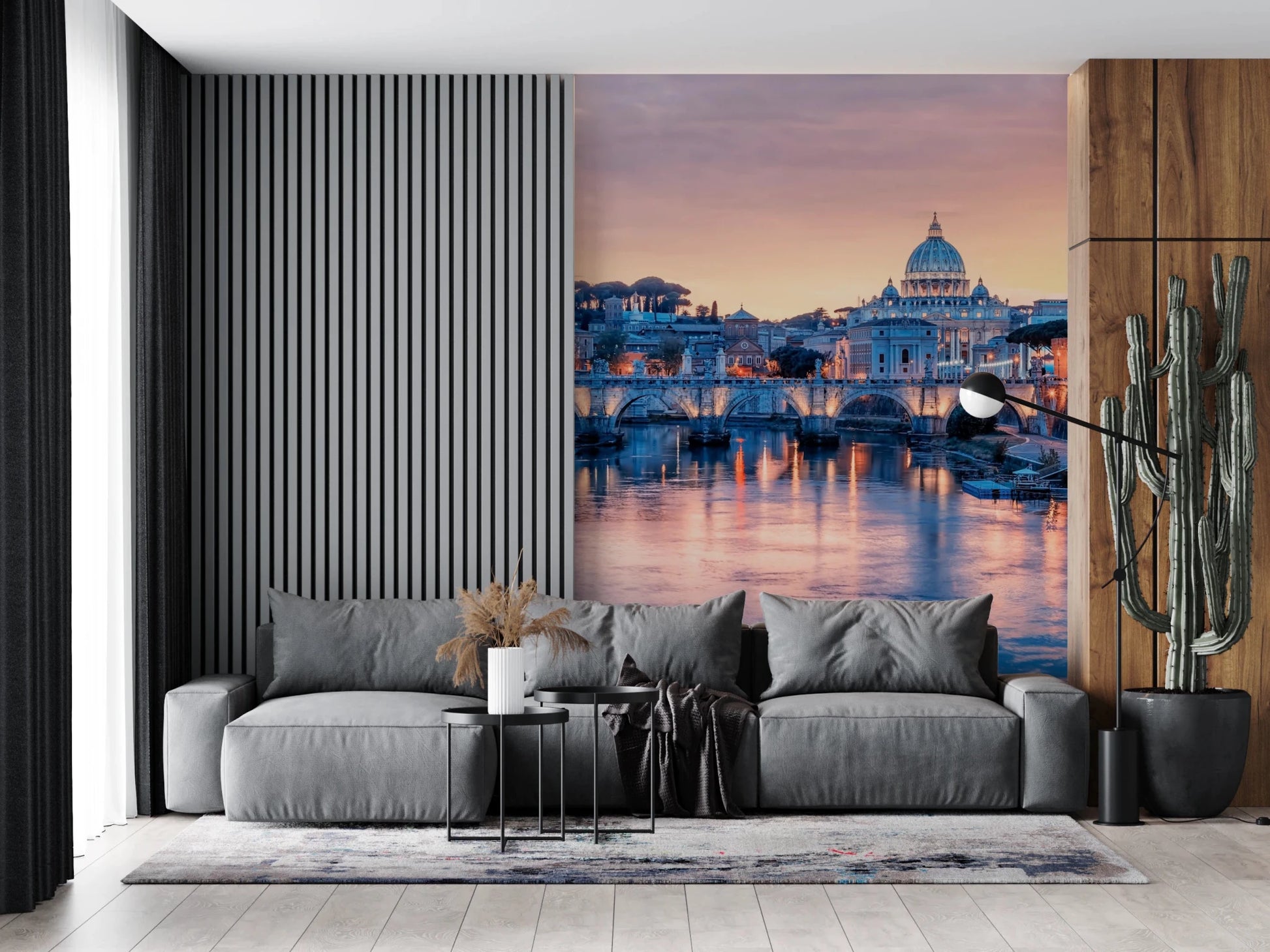 Eternal City Dusk Wall Mural