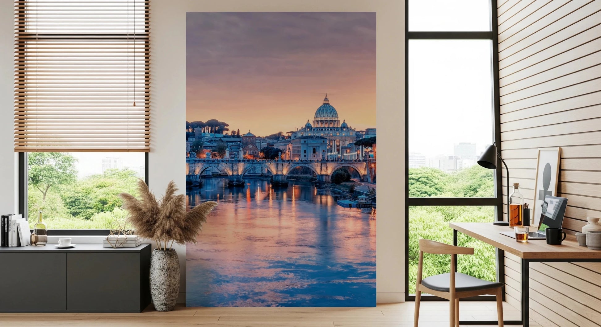 Eternal City Dusk Wall Mural