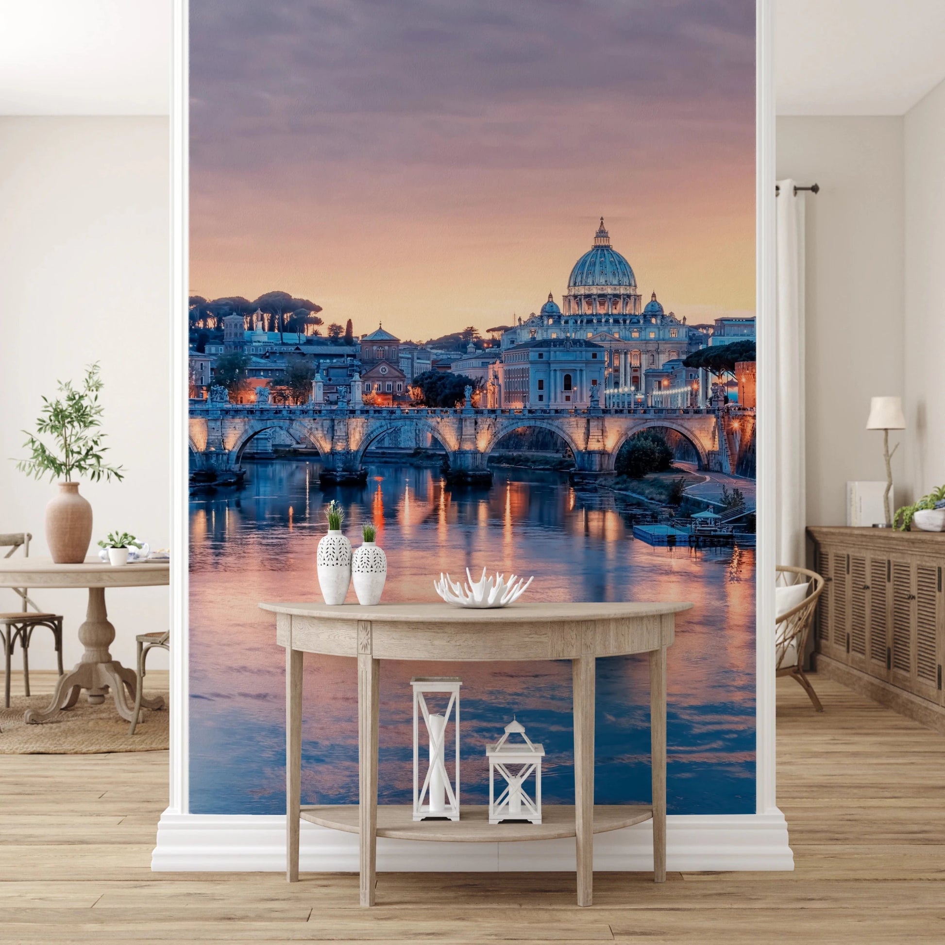 Eternal City Dusk Wall Mural