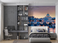 Eternal City Dusk Wall Mural