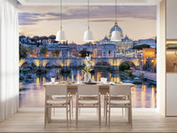 Eternal City Lights Wall Mural