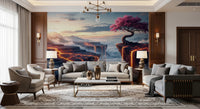 Ethereal Bloomscape Wall Mural
