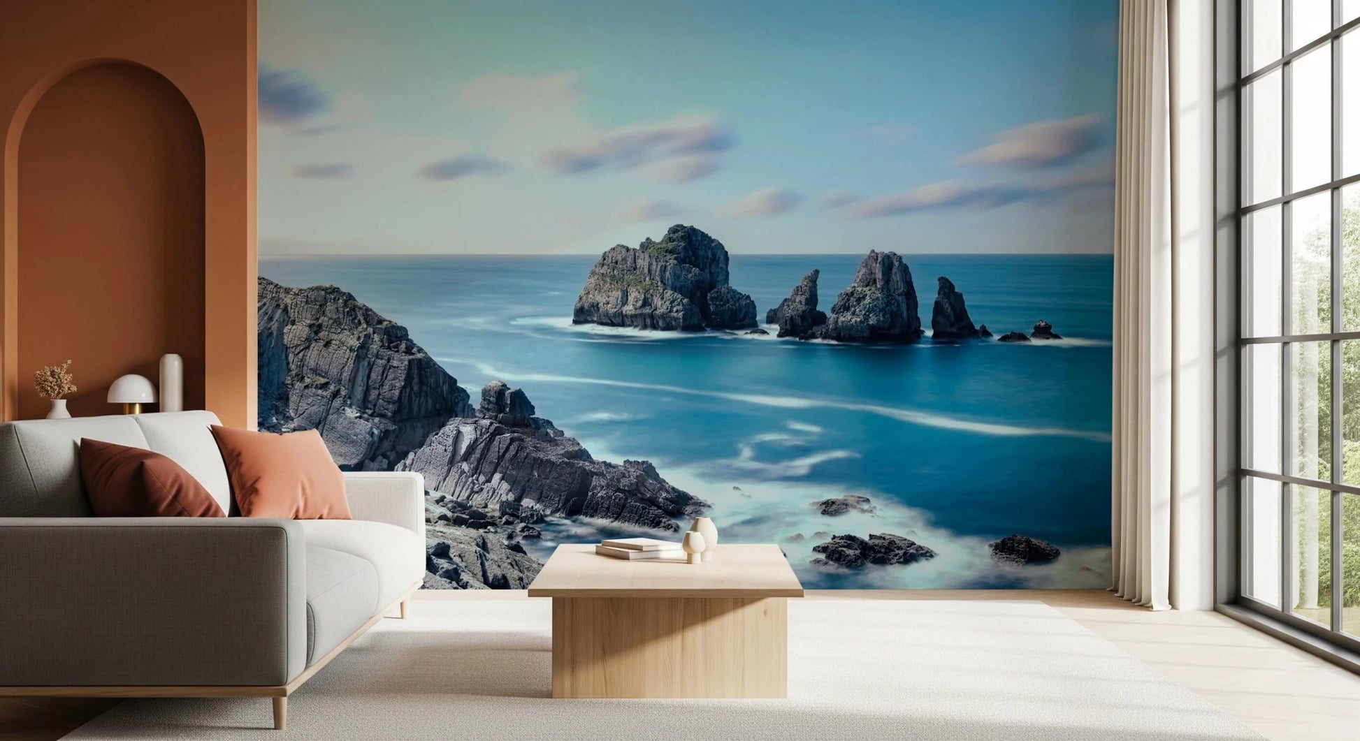 Ethereal Coastline Wall Mural