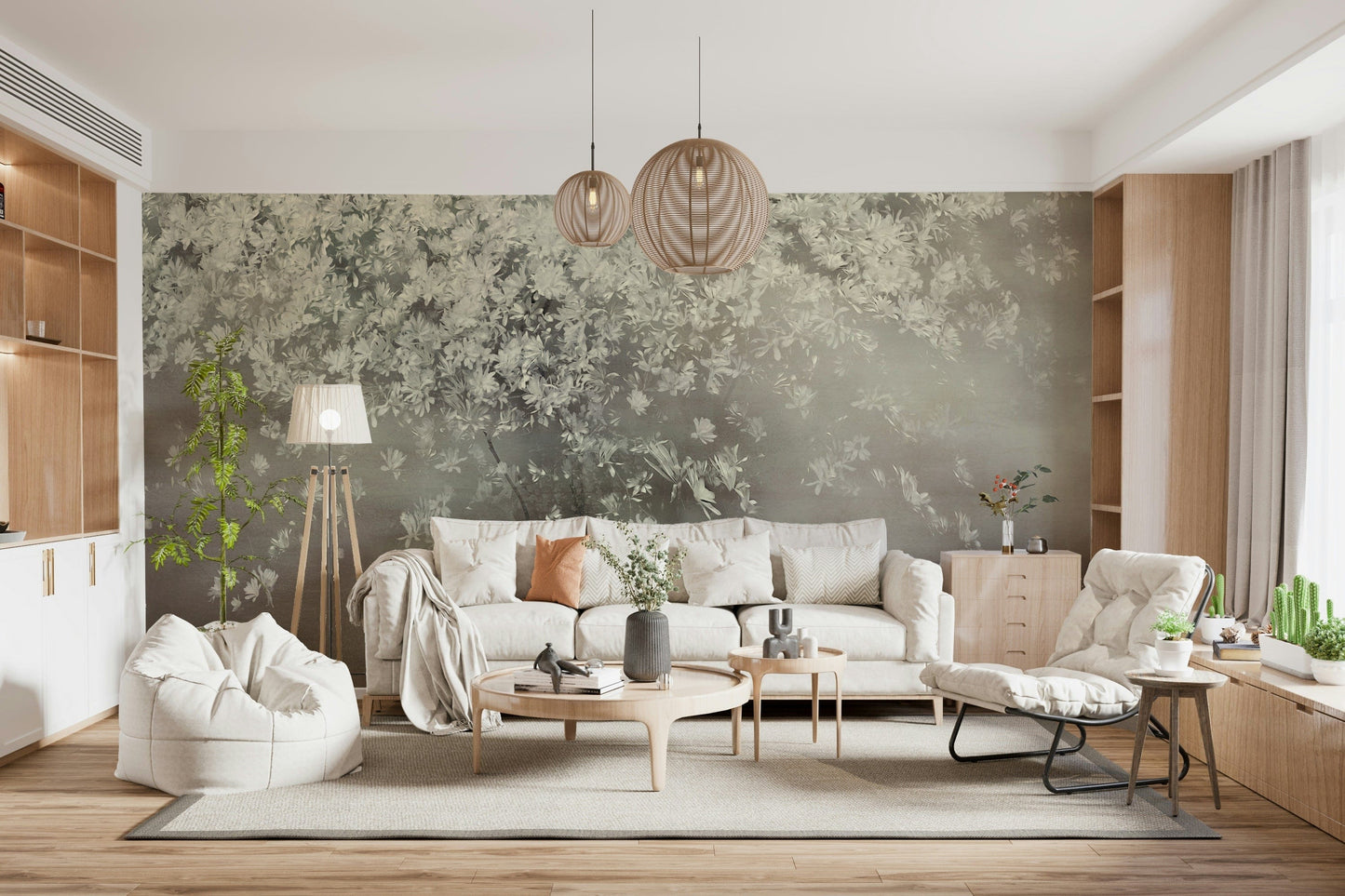 Ethereal Bloom Tree Wall Mural -2049310