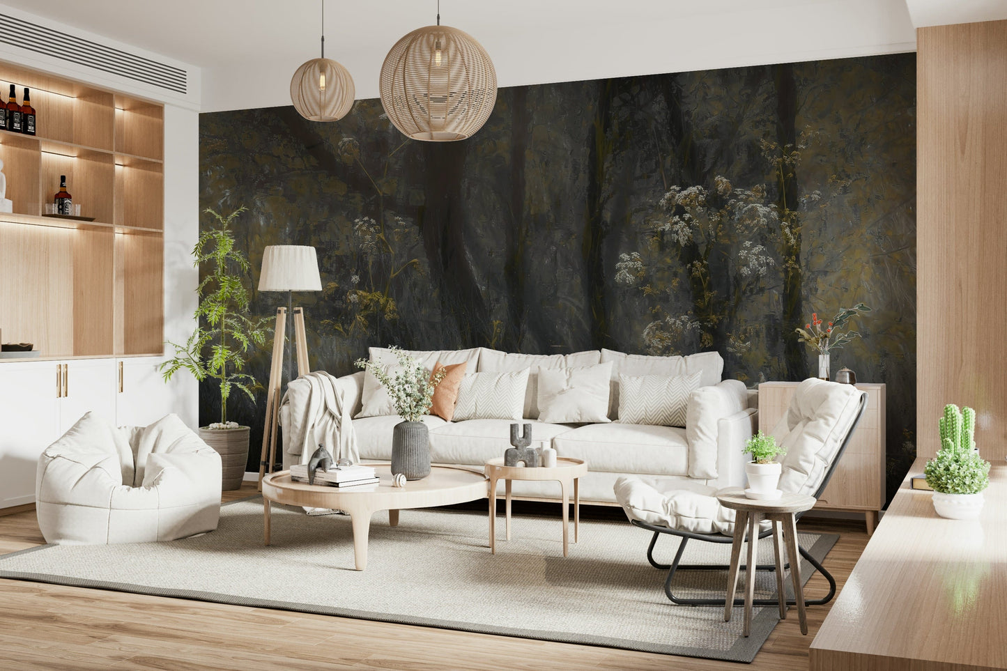 Ethereal Forest Whisper Wall Mural- same uploaded GD5607