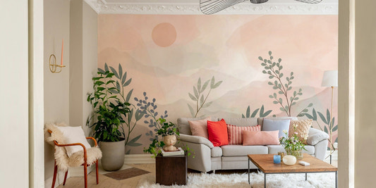 The design feels peaceful and dreamy.

