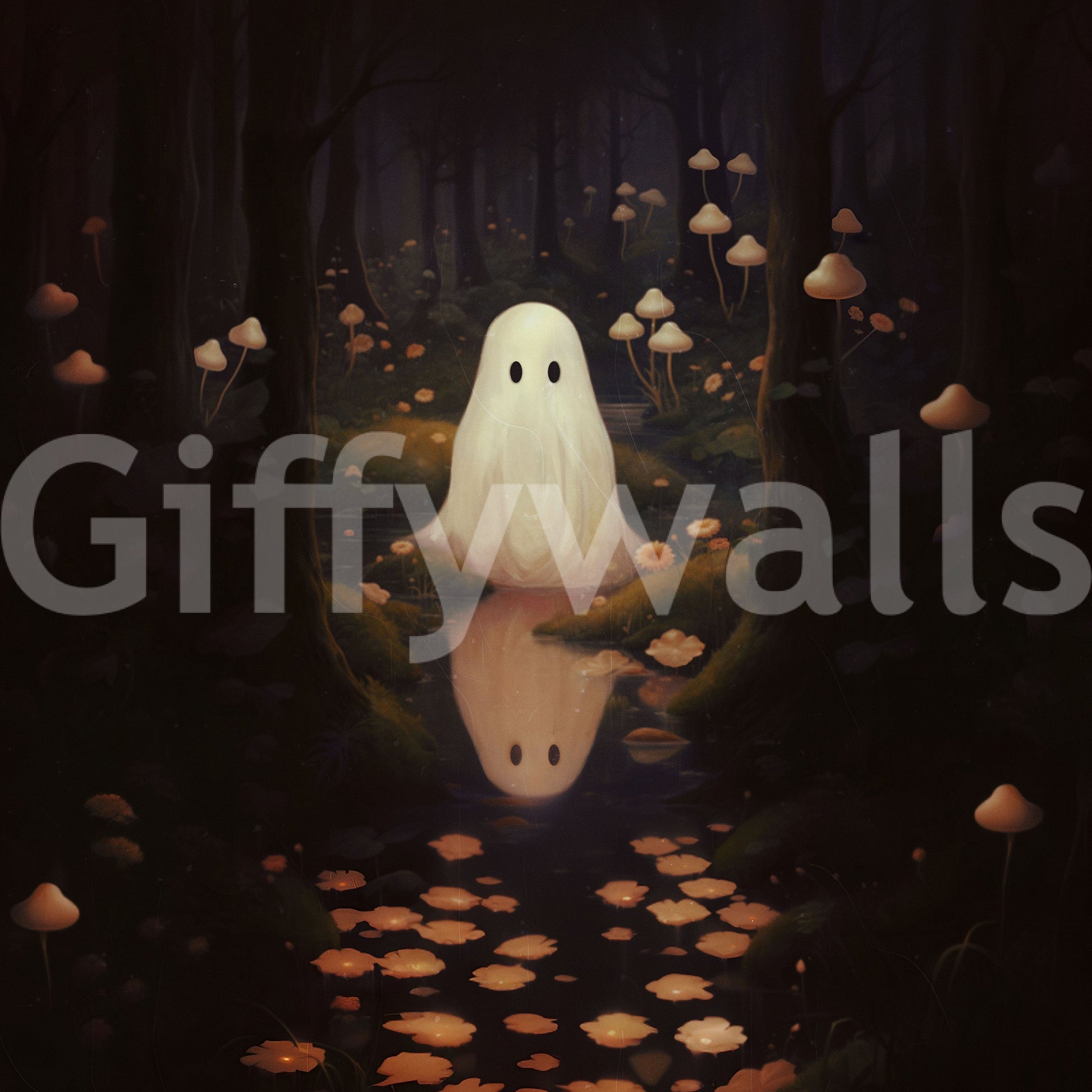 The style is painterly or a soft-focus photograph.