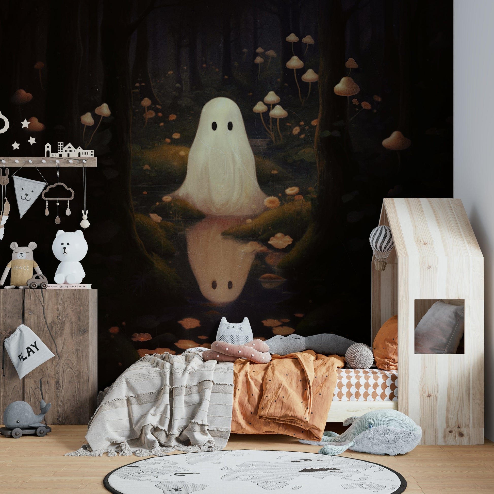 The image feels peaceful and restful.

