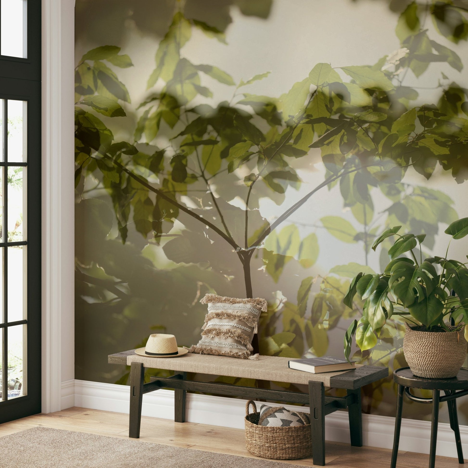 A serene and harmonious botanical scene
