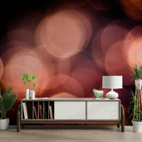 An artistic nature inspired mural for home decor.

