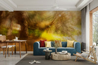 Blurred light photography mural
