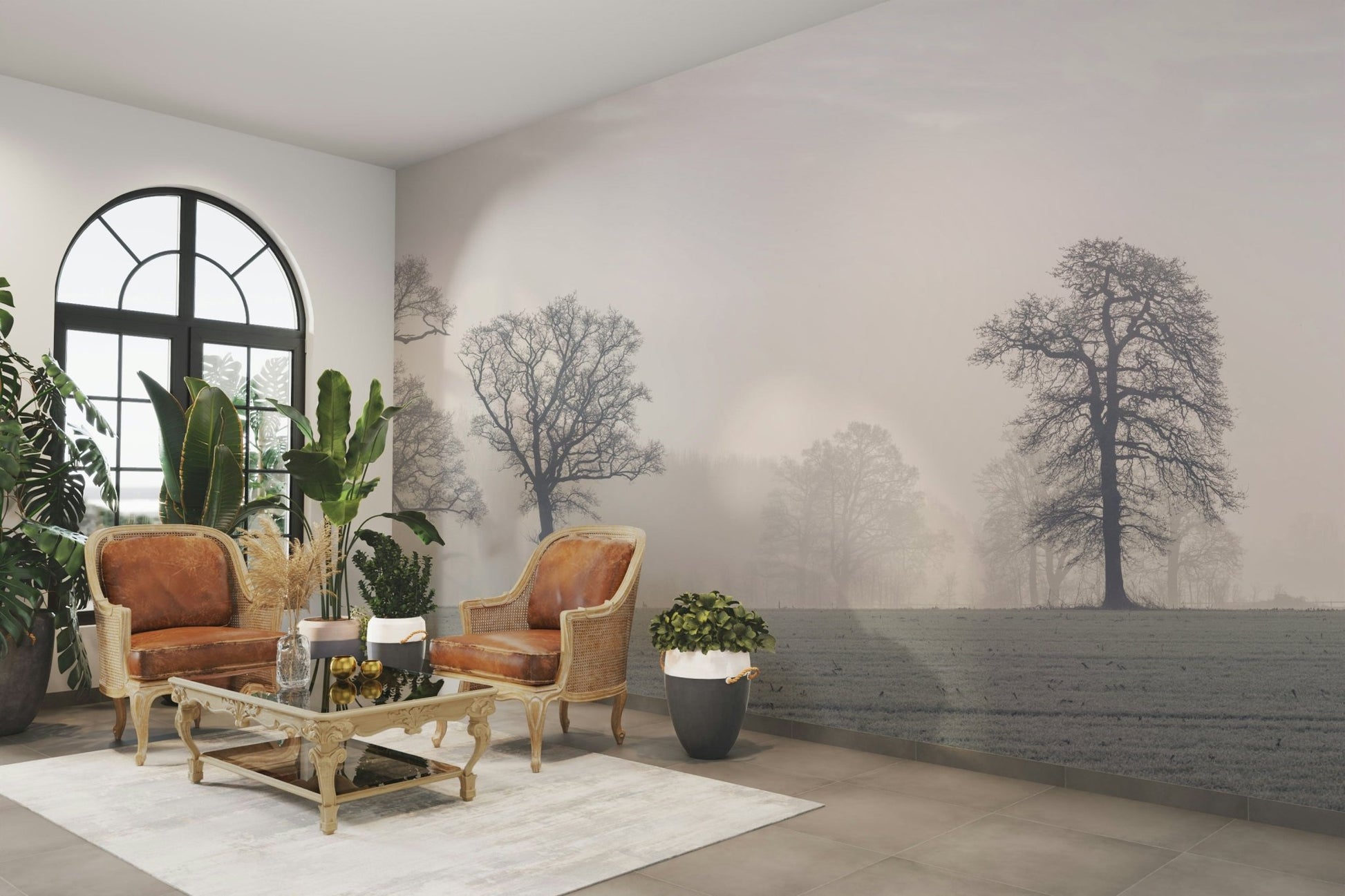 Dreamlike and otherworldly atmosphere.

