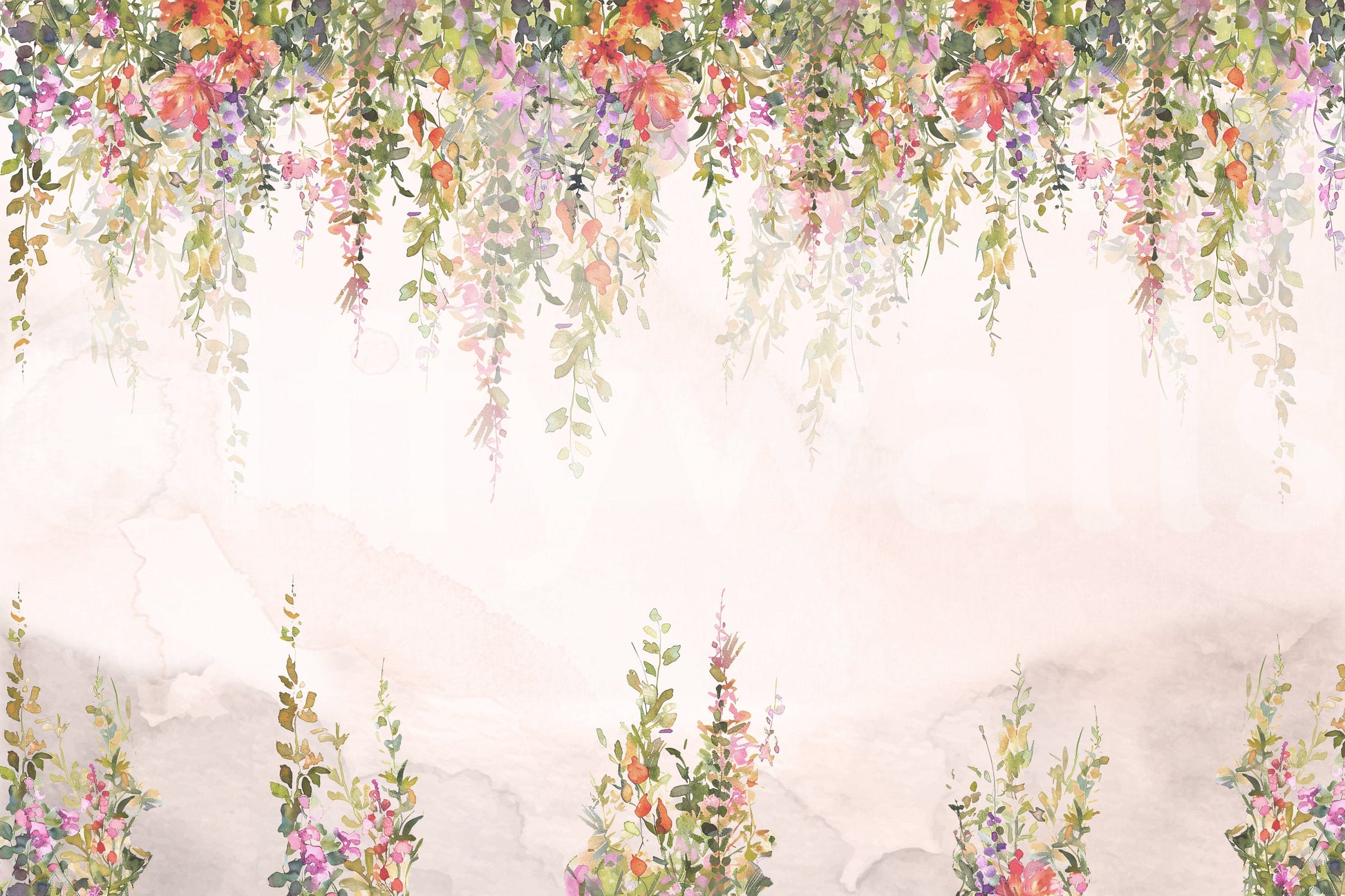 The style is a watercolor painting.

