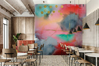 Watercolor flow wallpaper for walls

