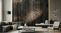 Wall mural featuring smooth, ethereal wood patterns for minimalist, modern, or contemporary interiors.