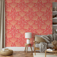 Eucalyptus leaves wall mural design

