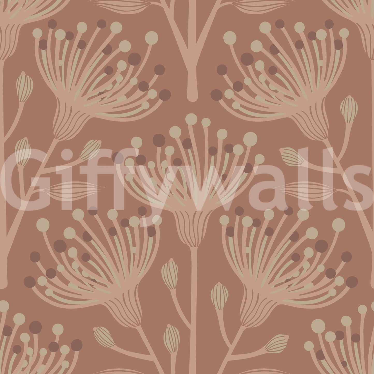 The design is non-realistic and interpretive.

