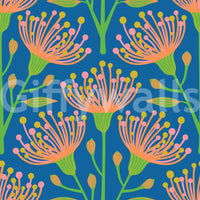 The design is non-realistic and interpretive.

