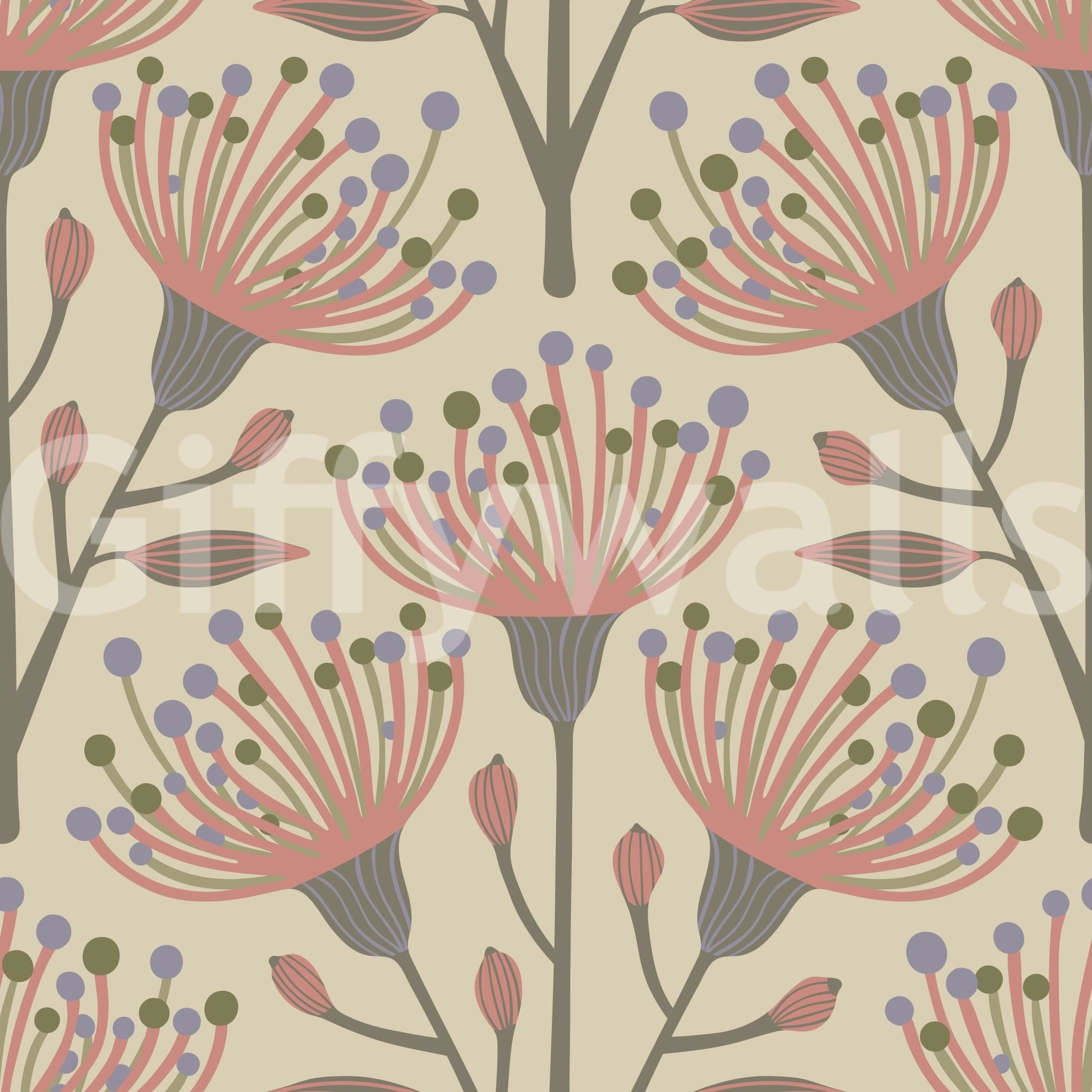 Soft nature-inspired wallpaper
