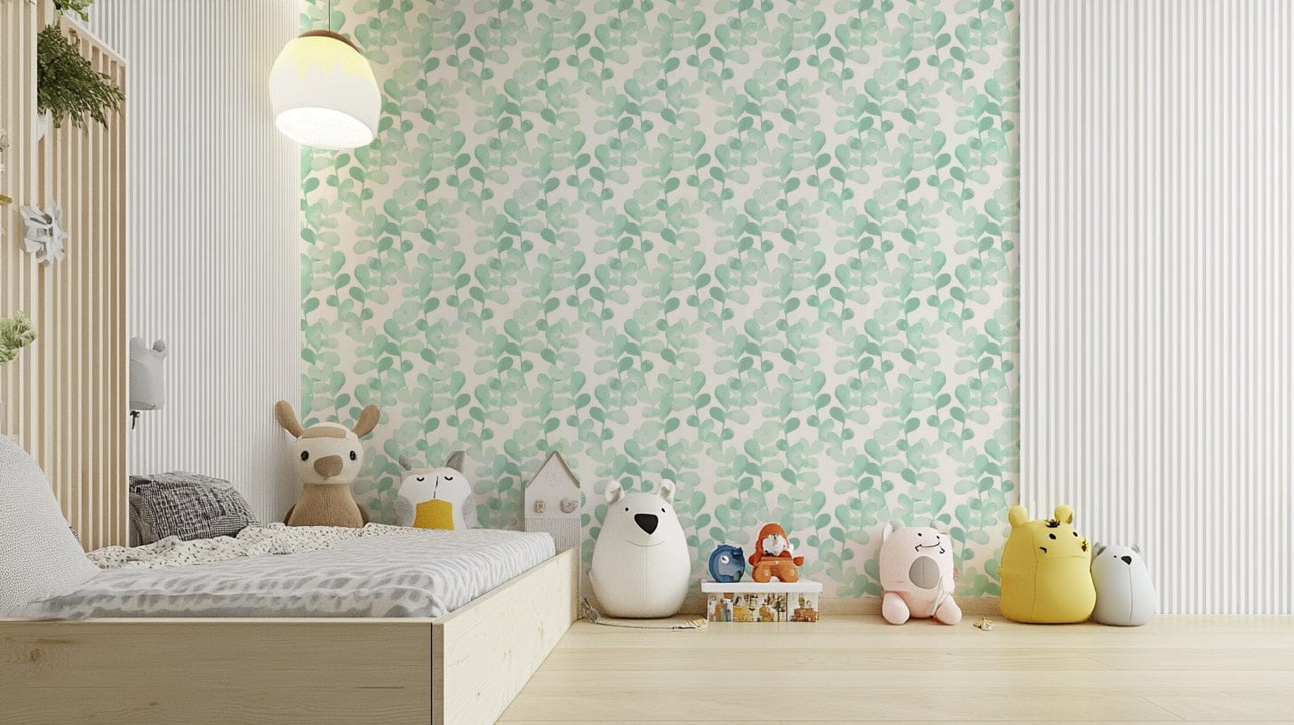 Eucalyptus Dream calming wall covering

