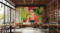 Exotic Botanical Mexican Beauty wall mural

