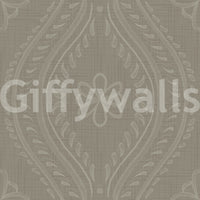 Soft pattern wallpaper for quiet, classic decor

