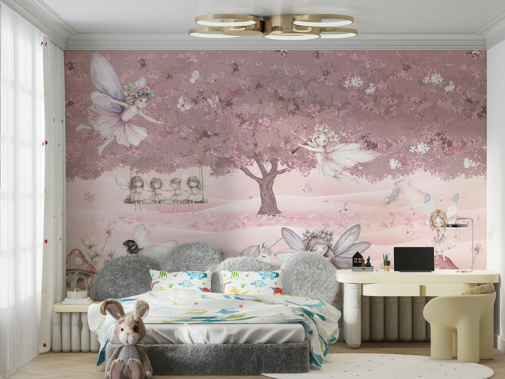 The image is suitable for a bedroom, a nursery, or a quiet space.

