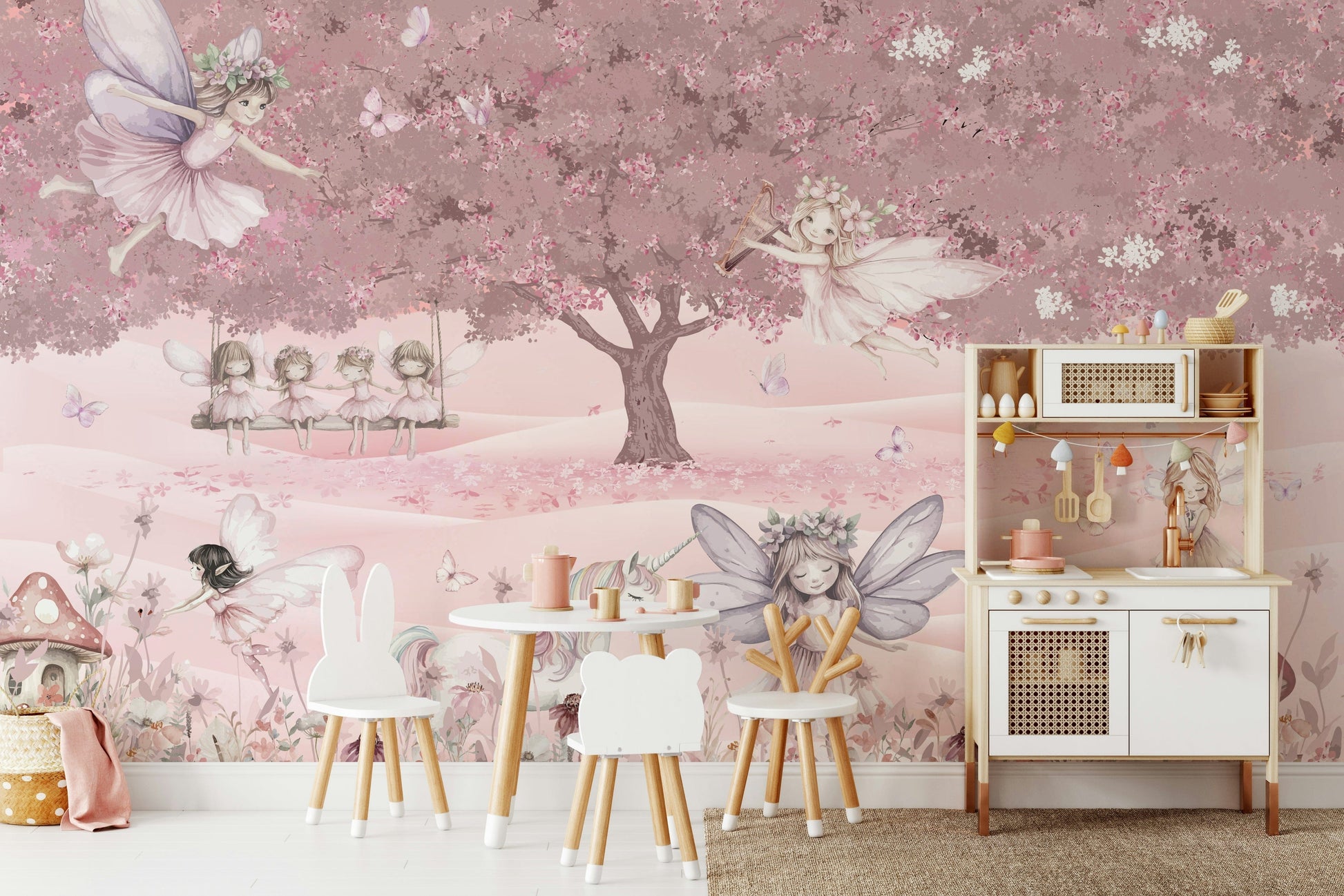 The design feels magical and peaceful.

