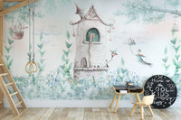 Fairytale Princess Girls Room Mural - Giffywalls