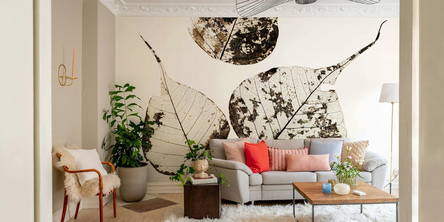 A beautiful nature landscape wall mural for a living room.


