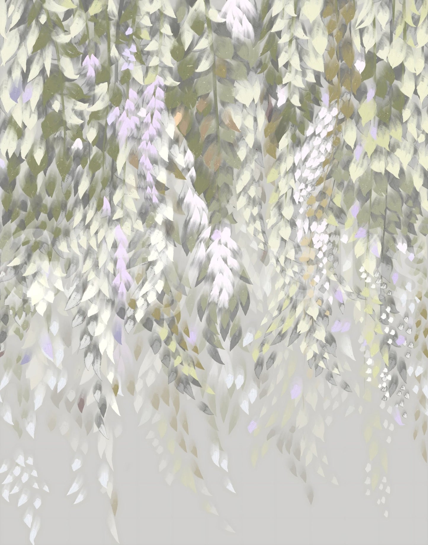 Falling Leaves Serenity Wall Mural