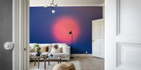 A Farewell to Day vibrant wall covering

