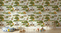 Pastoral Farmhouse Charm wallpaper for walls countryside