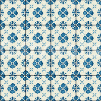 Farmhouse Classic Backsplash Blue Wallpaper⁠