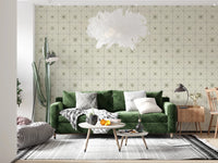 Farmhouse Delicate Backsplash Olive Wallpaper⁠