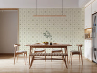 Farmhouse Delicate Backsplash Olive Wallpaper⁠