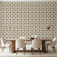 Farmhouse Timeless Backsplash Clay Wallpaper⁠