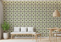 Farmhouse Timeless Backsplash Olive Wallpaper⁠