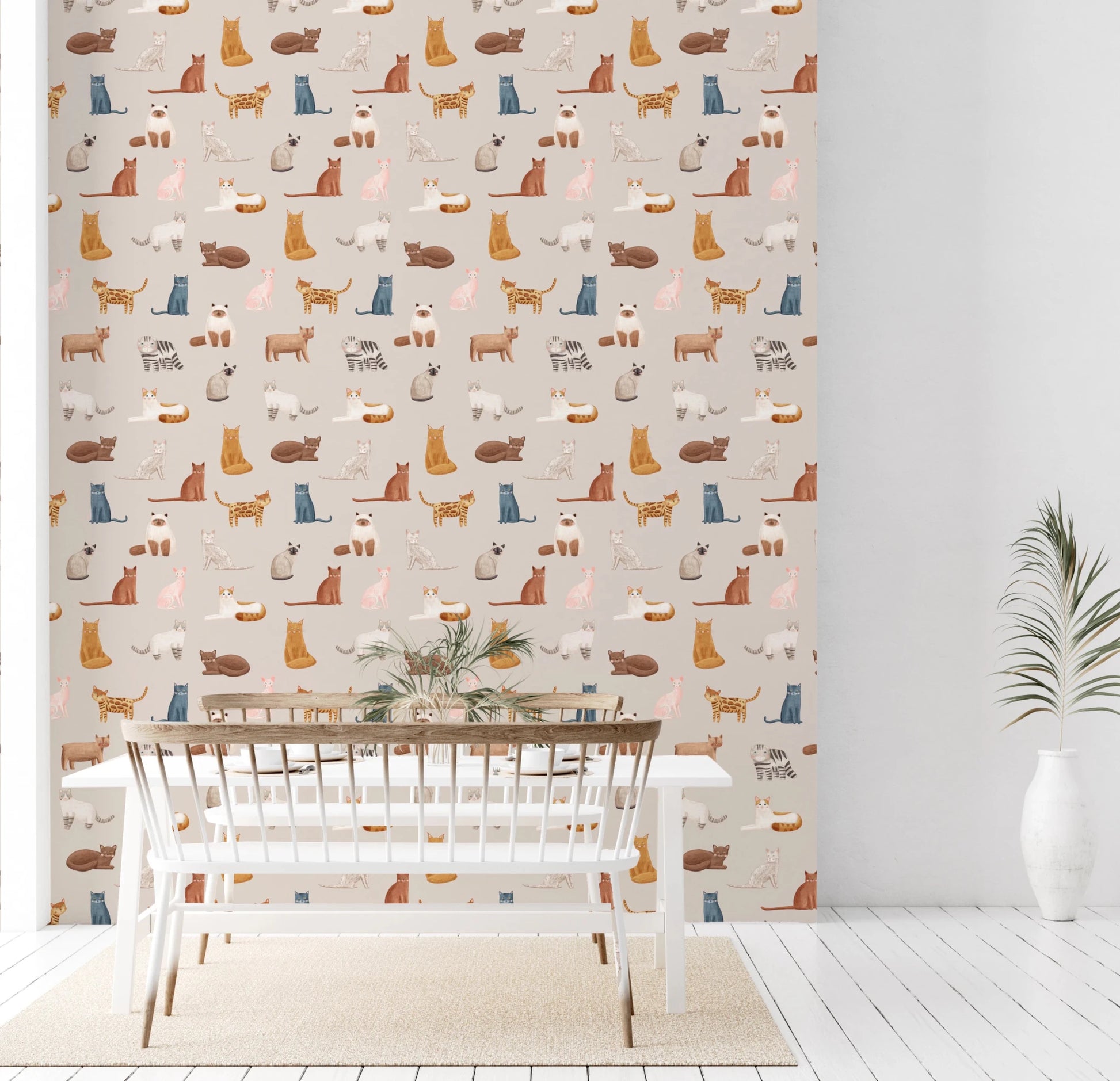 Feline Friends Forever Wallpaper⁠