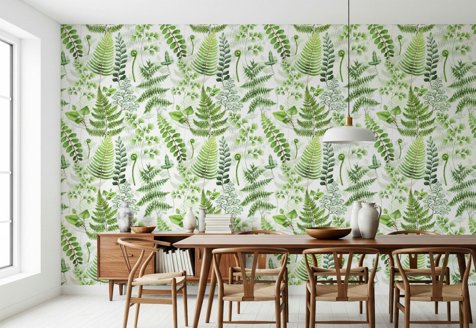 Various fronds wallpaper for walls Fern Fantasy