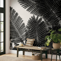 A beautiful geometric pattern wallpaper mural for a modern room.

